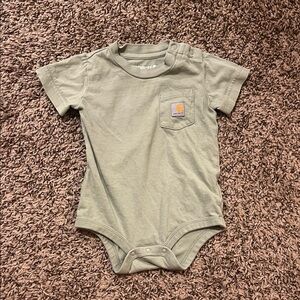 Carhartt Sage Green Infant Bodysuit